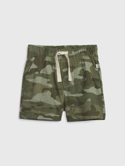 GAP - Boys' Mid-Rise Camouflage Regular Fit Shorts
