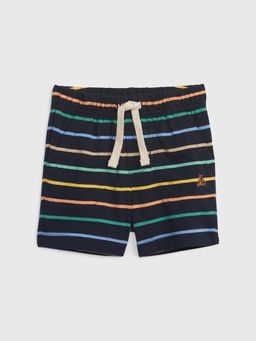 GAP - Boys' Mid-Rise Striped Regular Fit Shorts