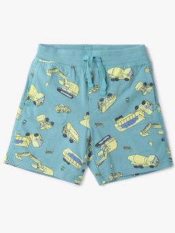 GAP - Boys' Mid-Rise Printed Regular Fit Shorts
