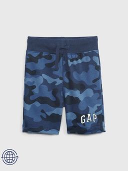 GAP - Boys' Camouflage Mid-Rise Regular Fit Shorts