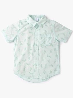 GAP - Boys' Novelty Print Spread Collar Shirt
