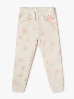 GAP - Girls' Mid-Rise Floral Print Regular-Fit Joggers