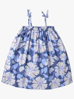 GAP - Girls' Floral Spaghetti Strap A-Line Dress