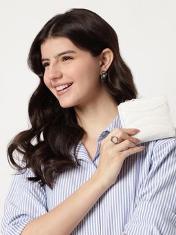 Fastrack - Quilted Grey Wallet For Women