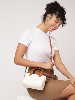 Fastrack - Croco Tan Sling Bag For Women