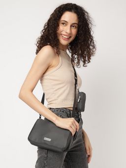 Fastrack - Black Crossbody Sling Bag for Girls