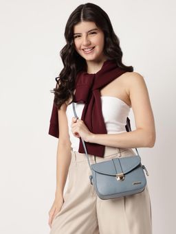 Fastrack - BuckleUp Blue Sling Bag For Women