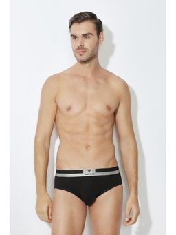 Van Heusen Innerwear - Men Colour Fresh & Ultra Soft Briefs - Pure Black