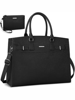 LA ELLORE - Ace Black Tote Bag with Clutch