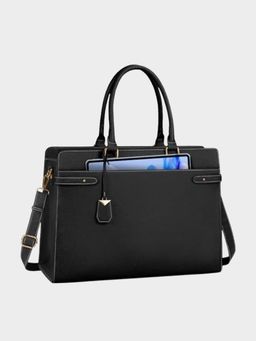 LA ELLORE - Aqua Black Laptop Bag
