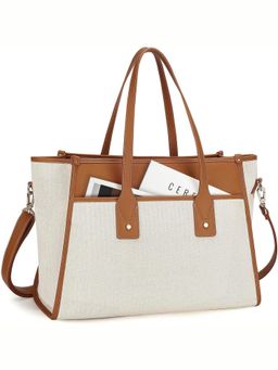 LA ELLORE - Messin Tan Laptop Bag