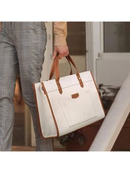 LA ELLORE - Mage White Laptop Bag