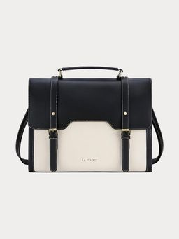 LA ELLORE - Vagaie Black Laptop Bag