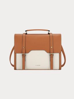 LA ELLORE - Vagaie Brown Laptop Bag