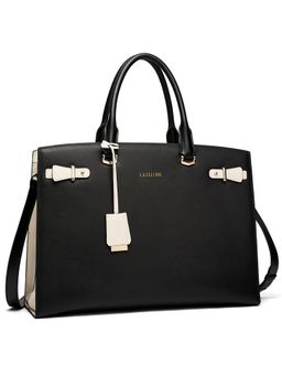 LA ELLORE - Vancia Black Laptop Bag