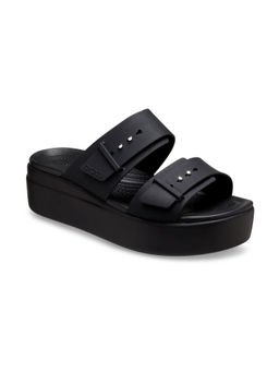 Crocs - Black Brooklyn Buckle Low Sandals