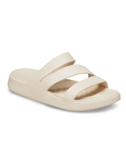 Crocs - Cream Getaway Strappy Sandals