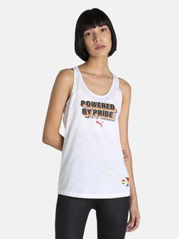Puma - Out Foundation Perf Graphic Women White Tank