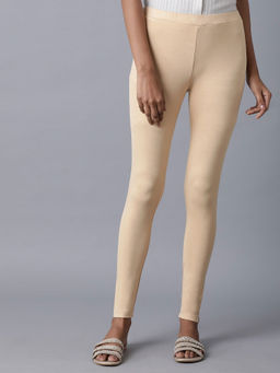 W - Peach Ankle Length Leggings