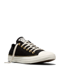 Converse - Unisex Chuck Taylor All Star Zippers Low Top Sneakers - Black