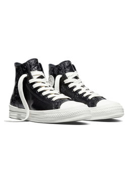 Converse - Unisex Chuck Taylor Throwback Mid Top Sneakers - Black