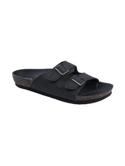 SOLETHREADS - Men Black Casual Comfort Sandals