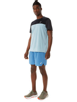 ASICS - Road 2-n-1 7in Blue Mens Shorts