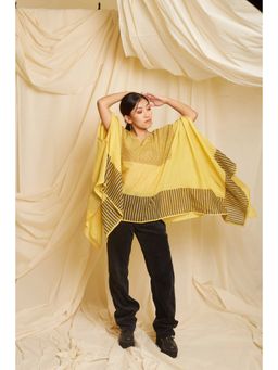 Banana Labs - Women'S Yellow Lemon Piano Crossroads Kaftan