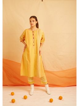 Banana Labs - Bananas Yellow Citrus Kurta