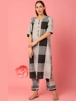 Banana Labs - Boxy Mono Black Kurta