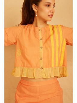 Banana Labs - Women'S Orange Banana Pumpkin Crop Top
