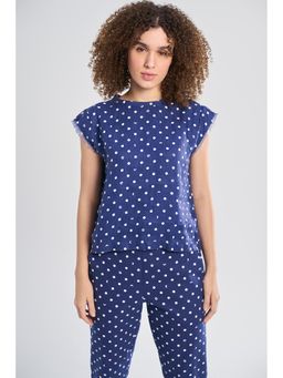 TERRA LUNA - Castaway Navy Blue Top