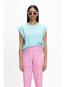 TERRA LUNA - Castaway Turquoise Top