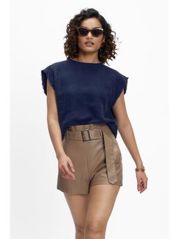 TERRA LUNA - Castaway Navy Blue Top