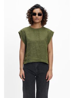 TERRA LUNA - Castaway Olive Top