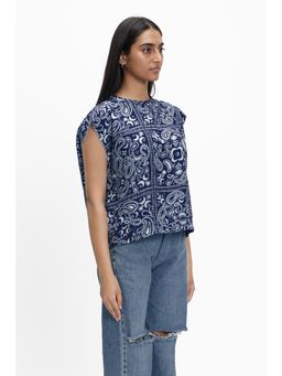 TERRA LUNA - Castaway Blue Top