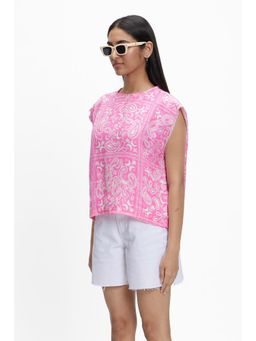 TERRA LUNA - Castaway Pink Top