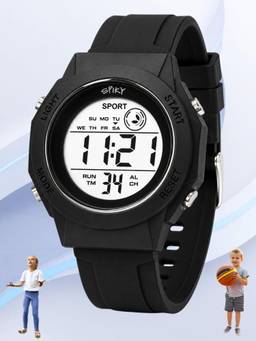 Spiky - Digital Sports Watch Kids Boys & Girls Multi-Color Luminous Alarm