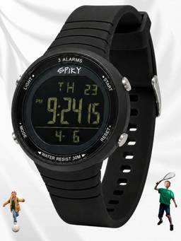 Spiky - Square Digital Watch Kids Girls Luminous 24H Alarm