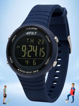 Spiky - Square Digital Watch Kids Girls Luminous 24H Alarm