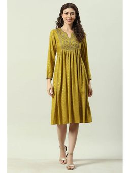 Biba - Green Ethnic Dress
