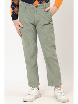 One Friday - Varsity Chic Sage Green Adventure Trousers For Boys
