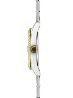 Strand by Obaku - Delmore Ochre S721GDFGSF Silver Dial Quartz Watch For Men