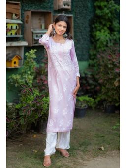 RANGREZA ETHNIC - Nayala Modal Kurta-Pink