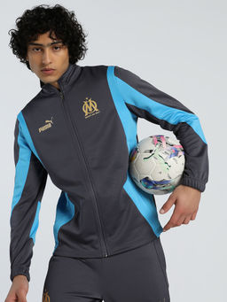 Puma - Olympique De Marseille Ftblnrgy+ Football Men Grey Jacket