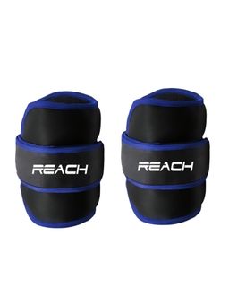 Reach - Premium Adjustable Ankle Weights Fitness (500 Grams, Blue)