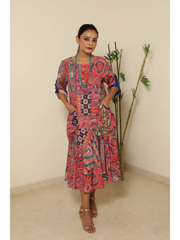 Finethreads by Hina & Nikhat - Pink Tourmaline Dress