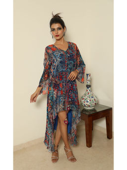 Finethreads by Hina & Nikhat - Blue Sapphire Dress