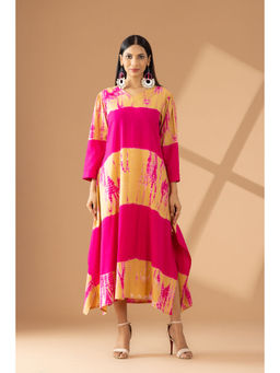 Finethreads by Hina & Nikhat - Pink Echoes Of Tradition Dress