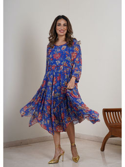 Finethreads by Hina & Nikhat - Blue Bells Dress